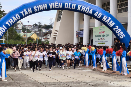 1.500 sinh viên Đà Lạt tham gia Hội thao Tân sinh viên năm 2025