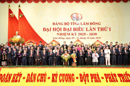 Ban Chấp hành Đảng bộ tỉnh Lâm Đồng nhiệm kỳ 2025 – 2030 gồm 94 đồng chí
