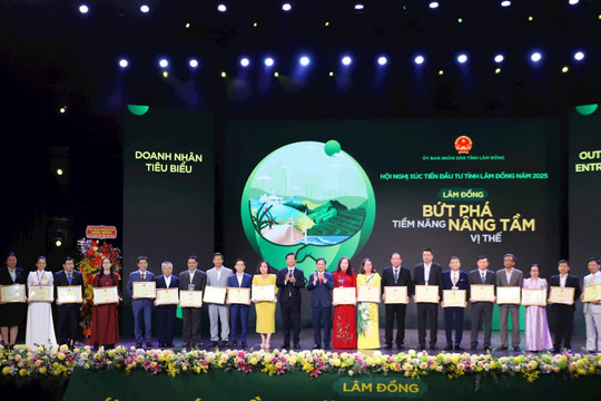 Lâm Đồng tôn vinh 80 doanh nhân tiêu biểu năm 2025