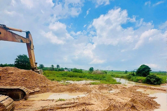 Tân Hải xử lý nhiều vụ khai thác khoáng sản trái phép