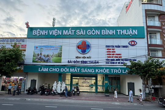 Thẩm định cấp phép hoạt động Bệnh viện Mắt Sài Gòn Bình Thuận