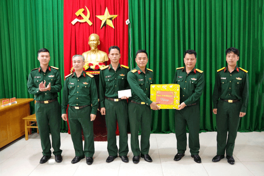 BCHQS tỉnh Lâm Đồng kiểm tra công tác sẵn sàng chiến đấu tại các đơn vị trực thuộc