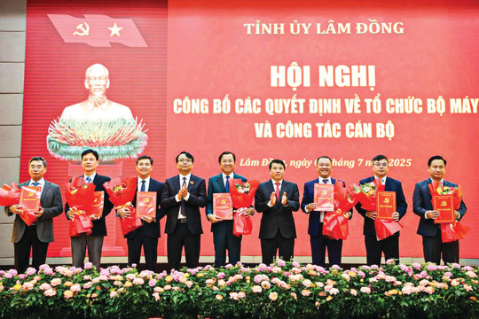 Ngành Tổ chức xây dựng Đảng Lâm Đồng phát huy vai trò tham mưu chiến lược