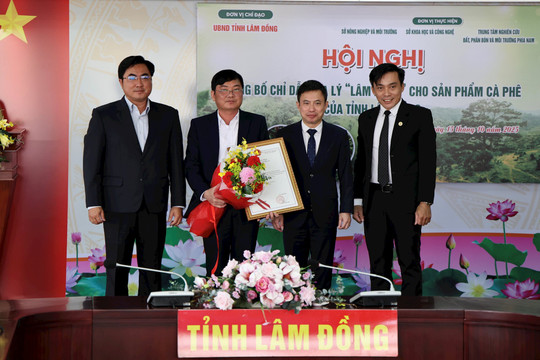 Công bố Chỉ dẫn địa lý “Lâm Đồng” cho sản phẩm cà phê