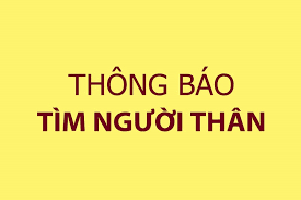 Tìm người thân của 1 trẻ em bị bỏ rơi