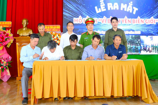 Thuận Hạnh ra mắt mô hình “Vì bình yên biên giới”