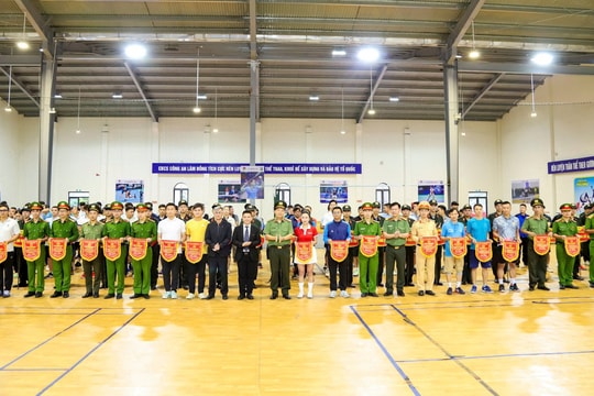 Khai mạc Giải Pickleball Công an tỉnh Lâm Đồng năm 2025