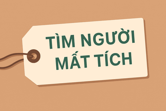 Công an phường Phú Thủy (Lâm Đồng) thông báo truy tìm người mất tích
