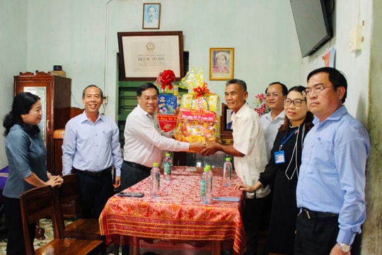 Phó Chủ tịch UBND tỉnh Lâm Đồng Võ Ngọc Hiệp chúc Tết Katê tại xã Hồng Thái và Bắc Bình