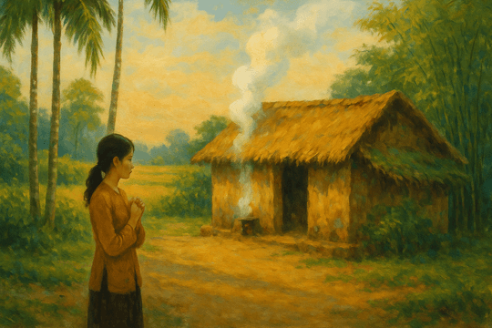 Khói bếp lam chiều lập thu