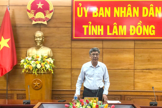 Phó Chủ tịch UBND tỉnh Lâm Đồng Nguyễn Minh làm việc với Ban QLDA đầu tư xây dựng số 2