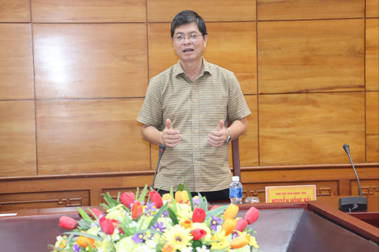 Phó Chủ tịch UBND tỉnh Lâm Đồng Nguyễn Hồng Hải họp về tiến độ các dự án hạ tầng trọng điểm