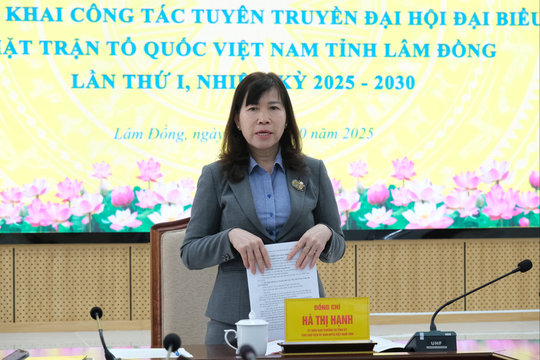 Lâm Đồng tăng cường truyền thông về Đại hội MTTQ Việt Nam tỉnh