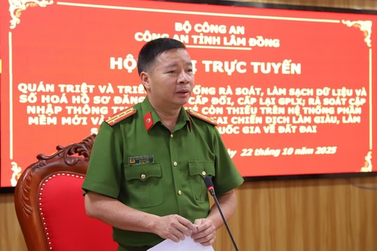 Lâm Đồng tổng rà soát, làm sạch dữ liệu và số hóa hồ sơ đăng ký xe