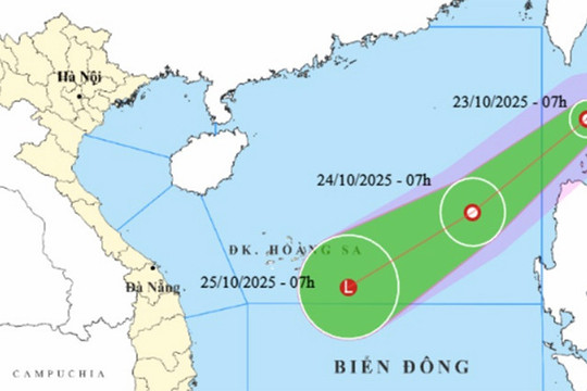 Không khí lạnh khiến bão số 12 tan, áp thấp nhiệt đới suy yếu nhanh