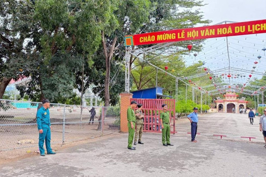Chủ động đảm bảo an ninh, an toàn cho Lễ hội Dinh Thầy Thím
