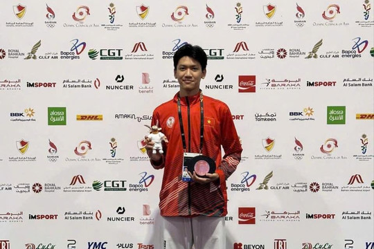 VĐV Taekwondo Lâm Đồng giành huy chương đồng đầu tiên tại Đại hội Thể thao trẻ châu Á 2025