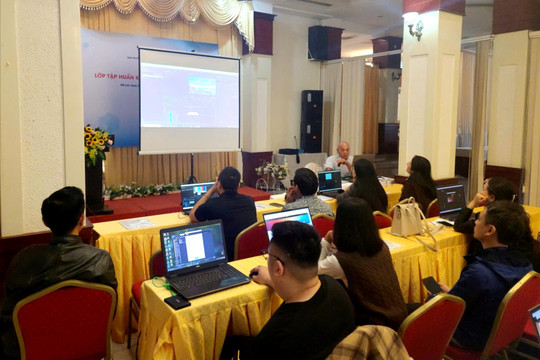 37 học viên tham gia tập huấn kỹ thuật truyền hình