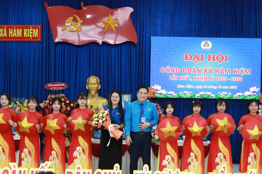 Công đoàn xã Hàm Kiệm phát huy vai trò đại diện, chăm lo người lao động