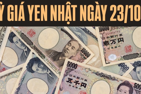 Tỷ giá yen Nhật giảm 0,58–1,51 đồng, chợ đen 176,19–177,33