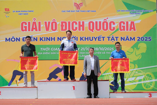 TP. Hồ Chí Minh dẫn đầu Giải Điền kinh người khuyết tật toàn quốc năm 2025 tại Lâm Đồng