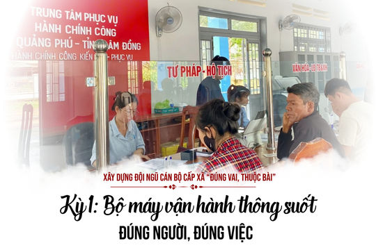 Xây dựng đội ngũ cán bộ cấp xã “đúng vai, thuộc bài”