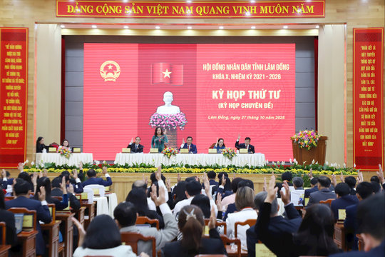Kỳ họp thứ 4 HĐND tỉnh Lâm Đồng thông qua 13 nghị quyết