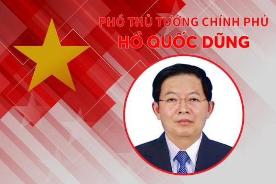 Tiểu sử của đồng chí Hồ Quốc Dũng, Phó Thủ tướng Chính phủ