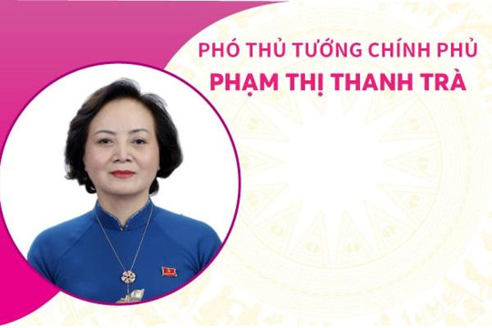 Tiểu sử đồng chí Phạm Thị Thanh Trà, Phó Thủ tướng Chính phủ