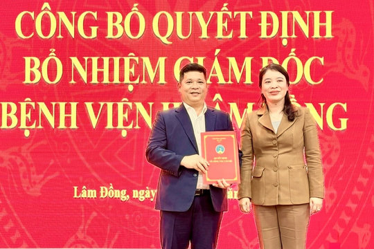 Ông Lê Văn Tiến giữ chức Giám đốc Bệnh viện II Lâm Đồng