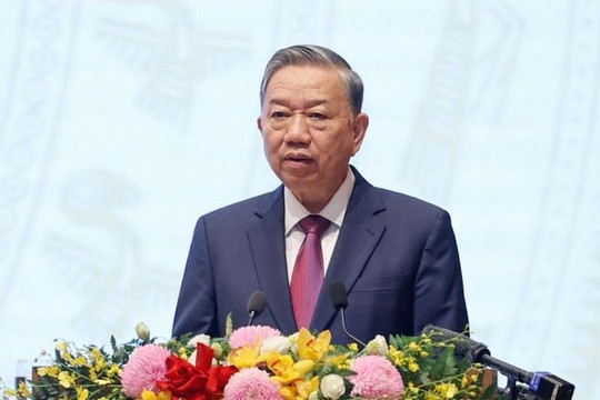 Tổng Bí thư Tô Lâm thăm hỏi, động viên đồng bào, cán bộ, chiến sĩ trên cả nước đang ứng phó, khắc phục hậu quả thiên tai trong những ngày vừa qua
