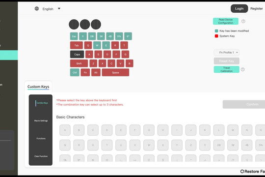 KiiBoom Cybrix 29: Bàn phím một tay cho game thủ và dân sáng tạo