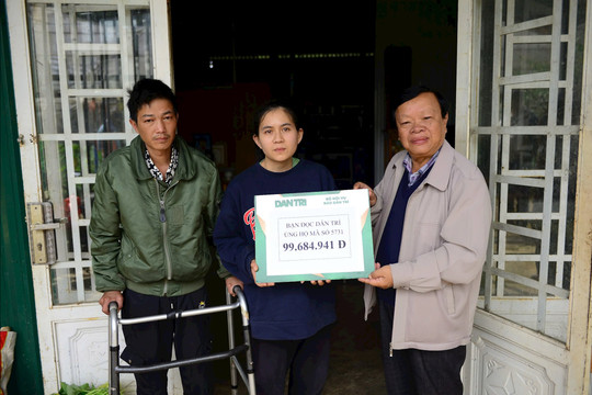 Hơn 110 triệu đồng hỗ trợ gia đình bệnh nhân nghèo tại phường Lâm Viên - Đà Lạt