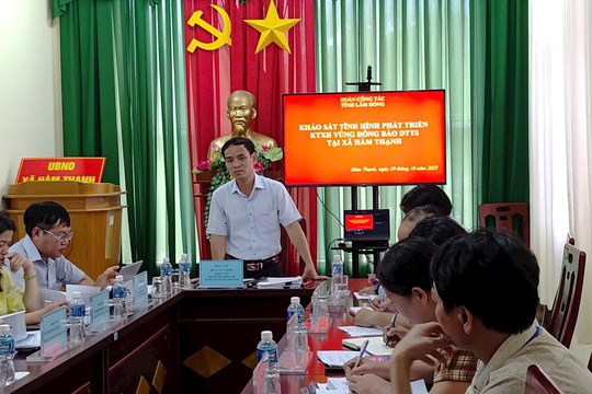 Phát triển mô hình sinh kế bền vững cho đồng bào xã Hàm Thạnh