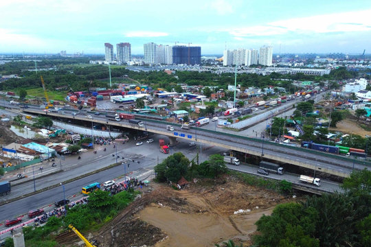 Nút giao Mỹ Thủy 3.449 tỷ đồng chốt mốc hoàn thành vào 2026