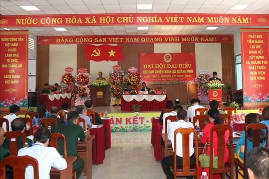 Cựu chiến binh Quảng Phú phát huy truyền thống “Bộ đội Cụ Hồ”, xây dựng hội vững mạnh toàn diện