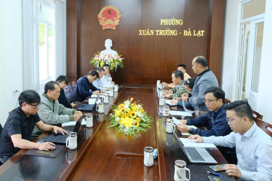 Họp bàn giải pháp khắc phục sạt lở trên tuyến Quốc lộ 20, khu vực cầu Treo đèo D’ran