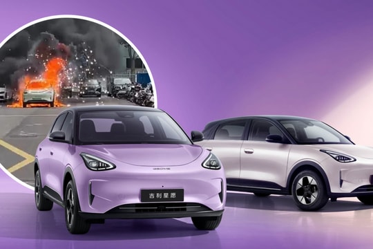 Geely Xingyuan bốc cháy dữ dội, nghi vấn không phải do pin