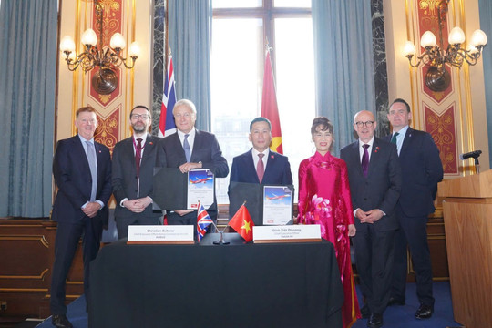Vietjet đặt mua 100 tàu bay Airbus A321neo, đánh dấu cột mốc mới trong quan hệ hợp tác Việt Nam – Vương quốc Anh