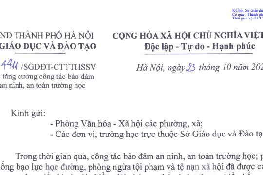 Công văn 4411: Chỉ đạo mới về cấm học sinh không sử dụng điện thoại khi đang học tập trên lớp tại Hà Nội
