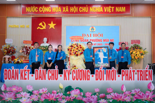 Xây dựng Công đoàn phường Mũi Né trở thành chỗ dựa tin cậy của đoàn viên