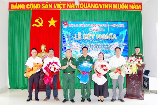 Các Chi đoàn Đại đội bộ binh ký kết nghĩa với các Đoàn trường