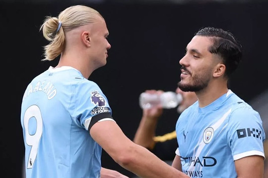Guardiola cân nhắc Cherki đá số 9 ảo chia lửa Haaland