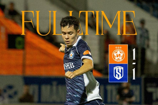 Đà Nẵng hòa SLNA 1-1, HLV Lê Đức Tuấn nhắn Vadim Nguyễn