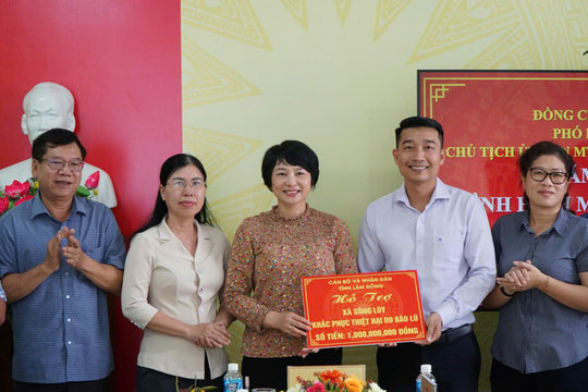 Lâm Đồng trích hỗ trợ các địa phương bị thiệt hại do mưa lũ hơn 11 tỷ đồng