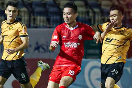 Đinh Viết Tú ấn định 1-0, Thể Công Viettel hạ Thanh Hóa