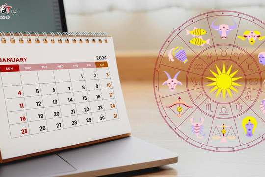 Dự báo tháng may mắn nhất năm 2026 cho 12 cung hoàng đạo
