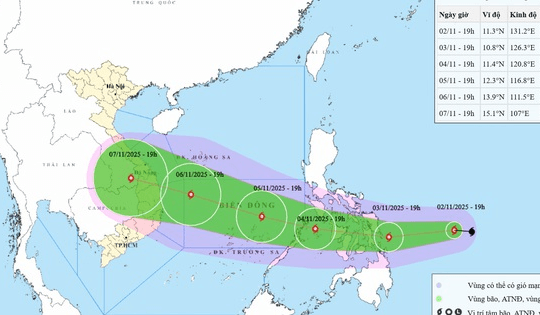 Hỏa tốc Công điện 33452/CĐ-CHQ chủ động ứng phó với bão số 13 (bão KALMAEGI)