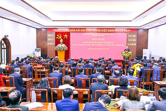 Đẩy mạnh công tác Đảng ủy Mặt trận Tổ quốc Việt Nam Thành phố lãnh đạo cấp ủy các tổ chức chính trị - xã hội Thành phố