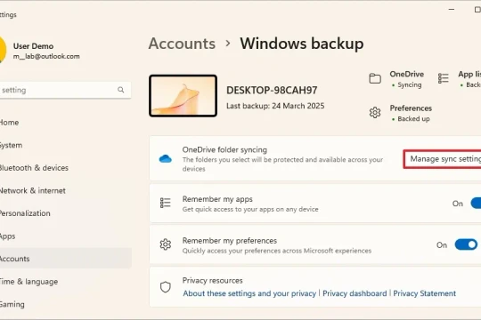 Windows Backup trên Windows 11: Giải pháp sao lưu tích hợp có đủ tốt?
